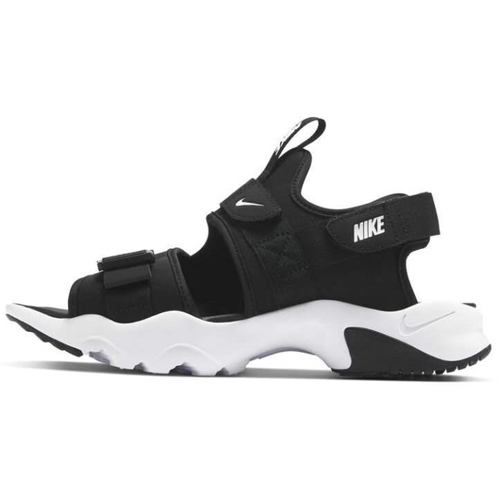 楽天市場 期間限定ソックスプレゼント ナイキ キャニオン サンダル Ci8797 002 メンズ シューズ おしゃれ 黒白 ブラック ホワイト 厚底 普段履き Fzoneスポーツ