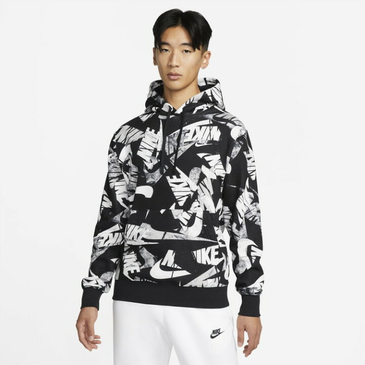 楽天市場 ナイキ Nsw Spe Aop プルオーバー L S フーディ Dm68 010 メンズ レディース 男性 女性 長袖 ロングスリーブ 部屋着 普段着 おしゃれ スウェット パーカー ブラック ロゴ Fzoneスポーツ