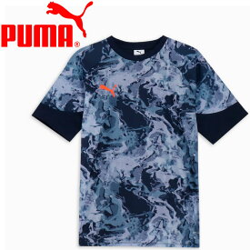 【お買い物マラソン限定店内ポイント最大20倍(7/19 20:00〜)】お買い得スペシャルプライス メール便送料無料 プーマ PUMAFTBL PRO SS AOP Tシャツ 660124-06 メンズ