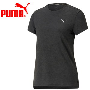 お買い得スペシャルプライス メール便送料無料 プーマ RUN FAVORITE ヘザー SS Tシャツ W 523693-01 レディース