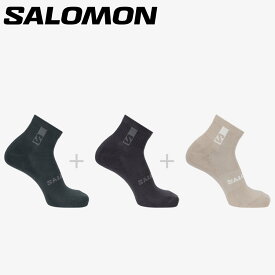 メール便送料無料 サロモン EVERYDAY ANKLE 3-PACK LC2726400 メンズ レディース