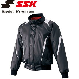 エスエスケイ SSK 野球 蓄熱グラウンドコート フロントフルZIP+ボタン比翼付き 中綿 メンズ BWG1007-9095