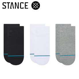 お買い得スペシャルプライス メール便送料無料 スタンス ソックス 靴下 3足セット ICON LOW 3 PK A255D22ICOMUL メンズ レディース