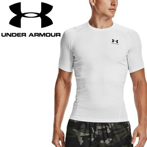 【お買い物マラソン限定店内ポイント最大20倍(2025/10/24 20:00〜)】 お買い得スペシャルプライス メール便送料無料 アンダーアーマー UAヒートギアアーマー ショートスリーブ シャツ 1361518-100