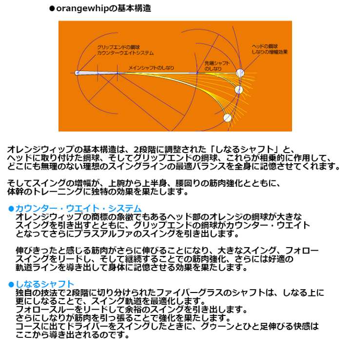 楽天市場】室内練習に最適サイズ！ オレンジウィップ ORANGE
