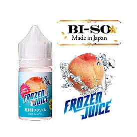 電子タバコ 国産 リキッド BI-SO biso ビソー ビーソ ピーチ メンソール 30ml 正規品/アイス/ベイプ/フレーバー/安全 プルームテック