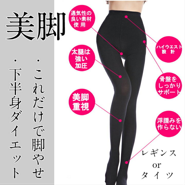 楽天市場】【4,400円→1,480円】【横線がない】凄圧 着圧レギンス 着圧 