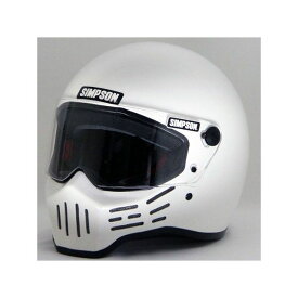 正規品／シンプソン MODEL30 ヘルメット カラー：ホワイト サイズ：58cm 3305105800 メーカー在庫あり SIMPSON フルフェイスヘルメット バイク