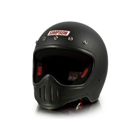 シンプソン MODEL50 ヘルメット カラー：マットブラック サイズ：59-60cm 3309125960 SIMPSON フルフェイスヘルメット バイク