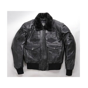 DEGNER 16WJ-10C ヴィンテージフライトレザージャケット(ブラック) サイズ 2XL 16WJ-10C-BK メーカー在庫あり デグナー ジャケット バイク