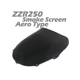 ライズコーポレーション カワサキ ZZ-R250 EX250H エアロタイプ スモークスクリーン C03K0090002SM メーカー在庫あり RISE CORPORATION スクリーン関連パーツ バイク ZZR250