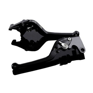 SPEEDRA アルミビレットアジャストレバーセット スタンダード可倒式(レバー本体:ブラック) アジャスター シルバー SU0404093-SR メーカー在庫あり SPEEDRA レバー バイク GSX-R600 GSX-R750