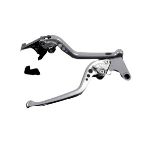 SPEEDRA アルミビレットアジャストレバーセット 3Dロング(レバー本体:シルバー) アジャスター チタン SU0404764-TM SPEEDRA レバー バイク GSX-R600 GSX-R750