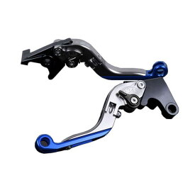 SPEEDRA アルミビレットアジャストレバーセット 可倒延長式（レバー本体：チタン） アジャスター ブラック エクステンション ブルー YA0406049-BKBE メーカー在庫あり SPEEDRA レバー
