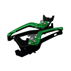 SPEEDRA アルミビレットアジャストレバーセット 3D可倒式（レバー本体：マットグリーン） アジャスター マットチタン LVDM026GN-TM SPEEDRA レバー