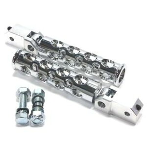 T&F コンバットフットペグ セット内容 リアセット カラー メッキ ・DS250FP23 ガレージT&F ステップ バイク ドラッグスター250