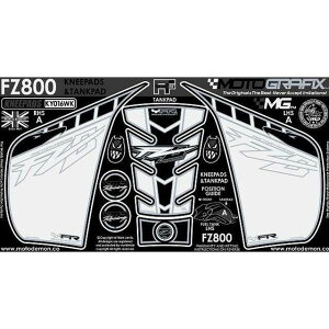 MOTOGRAFIX {fBpbh KneeTankpad }n ^Cv KY016WK MT-KY016WK gOtBbNX hXAbvEJo[ oCN FZ8
