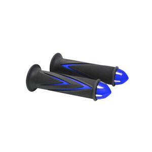KOSO ARROW GRIPS DUAL COLOR WITH BAR-END CAP カラー ブルー KS-HGA-B コーソー グリップ関連パーツ バイク 汎用