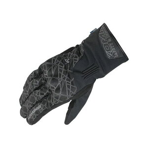 KOMINE 2019-2020秋冬モデル GK-830 AIR GEL ウィンターグローブ(クラッシュブラック) サイズ L ・06-830 コミネ ウインターグローブ バイク
