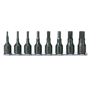 Ko-ken RS3012A/8-L52 8�_�g 3/8SQ �w�b�N�X�r�b�g�\�P�b�g �C���`�T�C�Y �S��52mm�E���[���Z�b�g RS3012A/8-L52 �R�[�P�� �n���h�c�[��