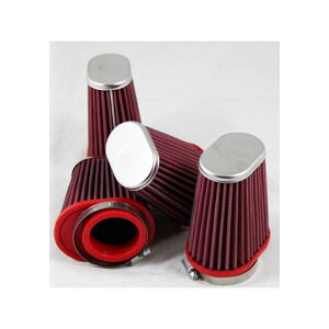 BMC Oval airfilters for carburetoriChromeTopj FBPF50-70R r[GV[ GAN[i[ oCN