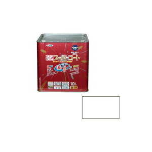 asahipen 油性スーパーコート 10L(ツヤ消し白) AP9011898 アサヒペン 日用品 日用品