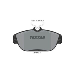 TEXTAR 2016402 �u���[�L�p�b�h 2016402 �e�N�X�^�[ �u���[�L