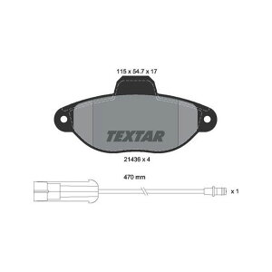 TEXTAR 2143603 �u���[�L�p�b�h 2143603 �e�N�X�^�[ �u���[�L