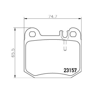 TEXTAR 2315781 �u���[�L�p�b�h 2315781 �e�N�X�^�[ �u���[�L