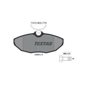 TEXTAR 2342401 �u���[�L�p�b�h 2342401 �e�N�X�^�[ �u���[�L