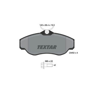 TEXTAR 2345201 �u���[�L�p�b�h 2345201 �e�N�X�^�[ �u���[�L