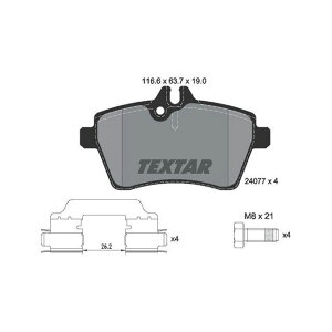 TEXTAR 2407702 �u���[�L�p�b�h 2407702 �e�N�X�^�[ �u���[�L