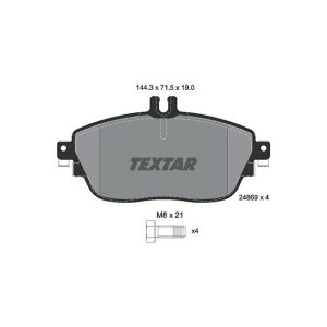 TEXTAR 2486901 �u���[�L�p�b�h 2486901 �e�N�X�^�[ �u���[�L