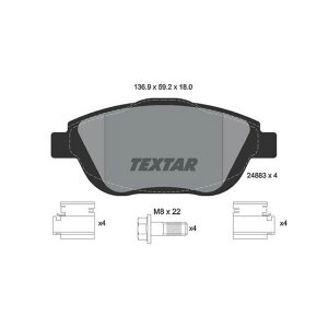 TEXTAR 2488301 �u���[�L�p�b�h 2488301 �e�N�X�^�[ �u���[�L