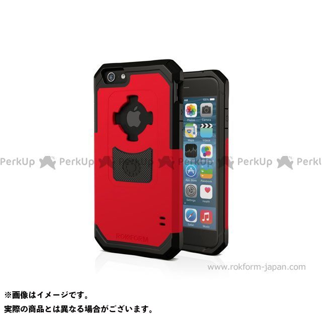 ロックフォーム Rokform 小物 ケース類 人気新品 雑貨 日用品 日本に 6 iPhone カラー：レッド v3ケース SPORT 雑誌付き