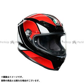 正規品／エージーブイ K6 004-HYPHEN BLACK/RED/WHITE サイズ：M 630192MF004-M AGV フルフェイスヘルメット バイク