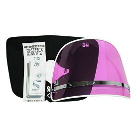 ゼットファーザーブラザーズ ピンク風防フチ白/Pink-FUBO 黒布タレ gd5278 Z-FATHER BROTHERZ スクリーン関連パーツ バイク