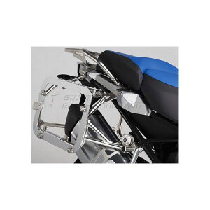 SW-MOTECH TraX EVO �T�C�h�P�[�X �A�_�v�^�[�L�b�g -�V���o�[- OEM BMW R1200GS LC Adv.�i�y�A�j sw_KFT_00_152_10900S SW���e�b�N �c�[�����O�p�{�b�N�X