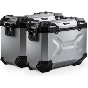 SW-MOTECH TRAX ADV Alukoffer-�V�X�e�� �V���o�[ 45/37 l�ACRF1000L/Adv Sports�i2018-�j sw_KFT_01_890_70000S SW���e�b�N �c�[�����O�p�{�b�N�X CRF1000L Afri�c