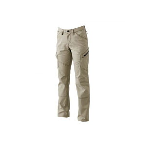 TS DESIGN ハイブリッドコットンレディースカーゴパンツ(ベージュ) サイズ 3L 35141 メーカー在庫あり TSデザイン レディースアパレル バイク