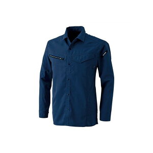 TS DESIGN AIR ACTIVEロングスリーブシャツ(ネイビー) サイズ 5L 8105 メーカー在庫あり TSデザイン その他アパレル バイク