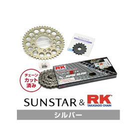 正規品／サンスター KR39802 スプロケット＆チェーンキット（シルバー） KR39802 SUNSTAR スプロケット関連パーツ バイク バンディット250 GSX250Sカタナ