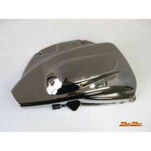 MADMAX PCX125(JF28)エアクリーナーカバー(ライトブラックメッキ) MM19-0210 メーカー在庫あり マッドマックス ドレスアップ・カバー バイク PCX125