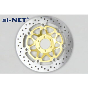 ai-net フロントブレーキディスクローター 右側 純正タイプ 25612 アイネット ディスク バイク CB400SF