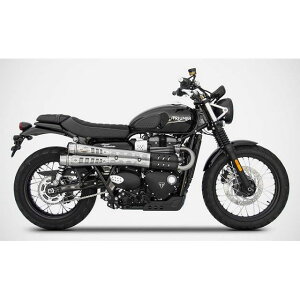 ZARD �X�e�����X�X�`�[�� EURO 4 HOMOLOGATED �X���b�v�I�� for TRIUMPH STREET SCRAMBLER �i2017-2019�j �b ZTPH086SSO zar_ZTPH086SSO �U�[�h �}�t���[�{�� STREE�c