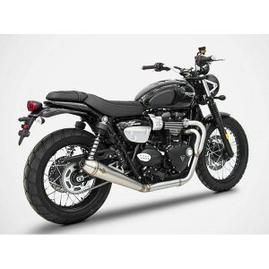 ZARD 2��1 �X�e�����X�X�`�[�� ���[�V���O �t���L�b�g for TRIUMPH STREET SCRAMBLER �i2017-2019�j �b ZTPH078SKR zar_ZTPH078SKR �U�[�h �}�t���[�{�� STREET SCRAMBLER