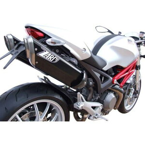 ZARD N.2 BLACK �X�e�����X�X�`�[�� -ALU EURO 3 HOMOLOGATED �X���b�v�I�� for DUCATI MONSTER 696/796/1100 �b ZD115APO zar_ZD115APO �U�[�h �}�t���[�{�� MON�c
