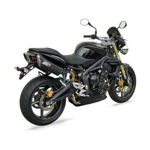 ZARD N. 2 BLACK �X�e�����X�X�`�[�� -ALU EURO 3 HOMOLOGATED �X���b�v�I�� for TRIUMPH STREET TRIPLE 675 �b ZTPH040SSO zar_ZTPH040SSO �U�[�h �}�t���[�{�� �c