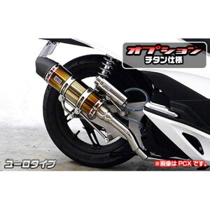 WirusWin ディオ110(JF58)用 ロイヤルマフラー ユーロタイプ オプション オプションB+D ウイルズウィン マフラー本体 バイク ディオ110