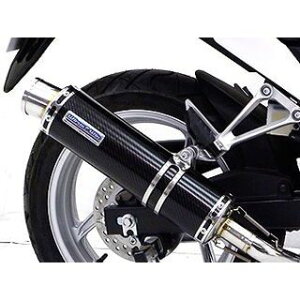 WirusWin CBR250R(JBK-MC41)用 スリップオンマフラー スポーツタイプ フルパワーバージョン サイレンサー ブラックカーボン仕様 ウイルズウィン マフラー本体 バイク CBR250R